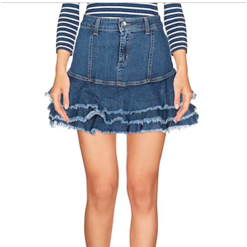 Liu Jo women denim skirt size 27 NWT